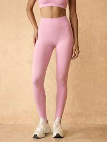 Silquee Women's Solid Color Seamless Sports Casual Yoga Leggings Spandex Shapewear  Date Night Party Festival Victoria Secret - Pink - View 6