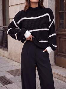 Elafinee Women Sweaters - Hitam - View 2