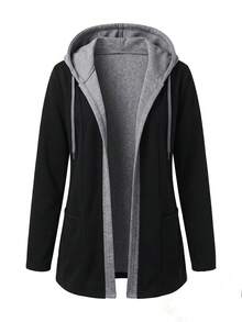 Yalmera 女款拼接連帽休閒外套 - 彩色 - 查看 4