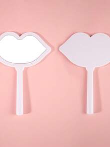 1Pc Personalized Lash Artist Hand Mirror Photo Prop, 3D Hand Mirror Social Media Prop, Lash Extension Beauty Decals, Custom Lash Salon Decor, Lash Tech Supplies, Custom Beauty Salon Ornaments, Social Media Shooting Props - Multicolor - View 2