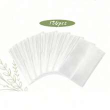 130pcs Kraft Paper Envelopes, Pre-Folded Kraft Paper Envelope Liners, Suitable For 5x7 Inch Invitations, Clear Unprinted Wedding Invitation Envelopes, Suitable For Weddings, Baby Showers, Birthday Invitations - Transparent - View 12