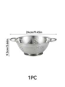 Stainless Steel Pasta Vegetable Strainer, 24cm X 9cm - 24cm - View 11