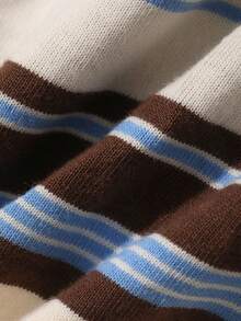 DAZY Baby Boys Round Neck Striped Korean Style Long Sleeve Top Toddler Fall - Multicolor - View 9