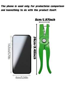 Goat Ear Tag Pliers, Sheep Ear Tag Number Plates 001-100, Farm Animal Identification Supplies, Livestock Ear Tag Puncher, Metal Ear Tag Pliers - Multicolor - View 5