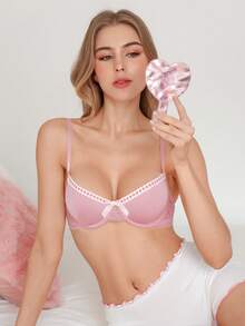PetitDoll Women's Underwire Bra, Charming Princess Series, 1pc - Pink - View 1