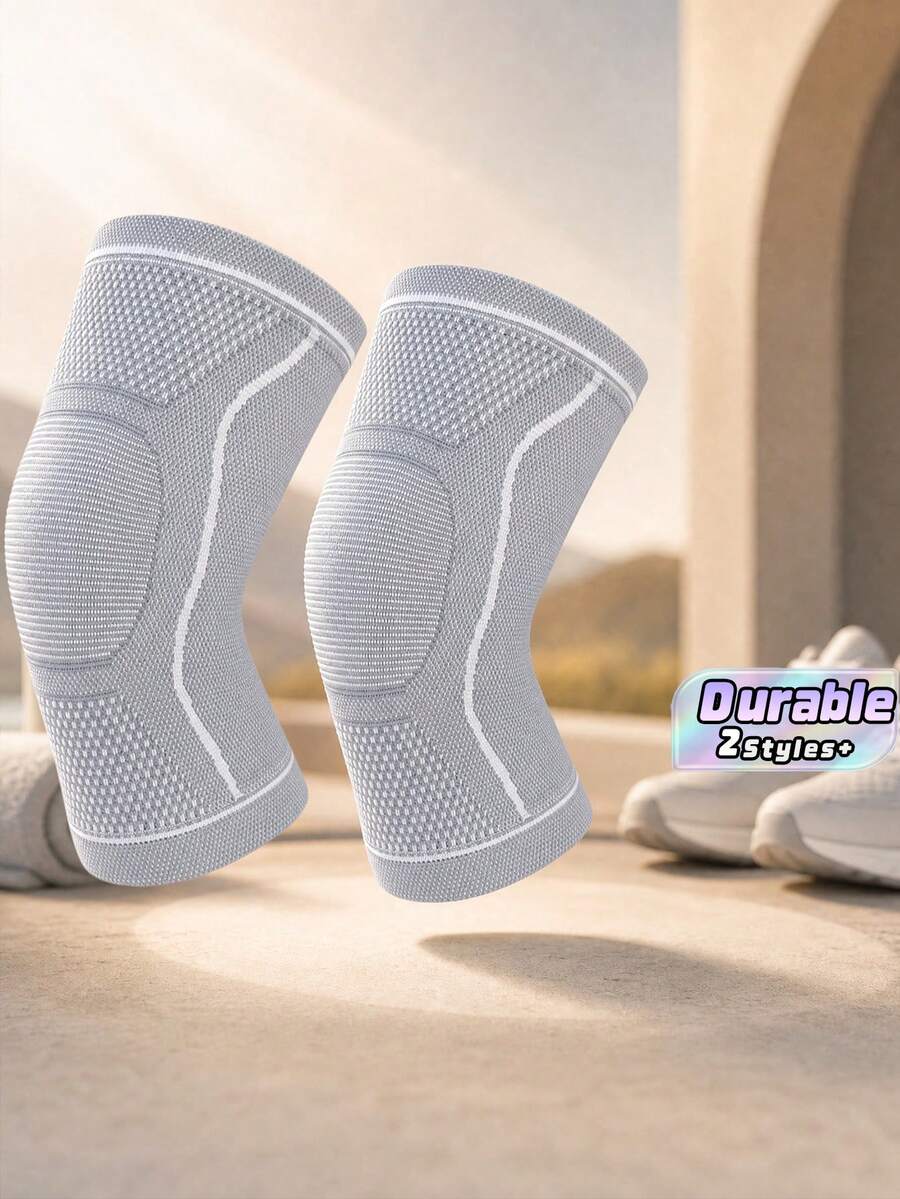 1 Piece Of Anti-Slip Knee Pads, Elastic Fitness Knee Pads. - Multicolor - View 1