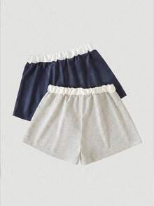 Chillnights 2pcs Women Digital Print Lounge Shorts Sleep Shorts Set - Multicolor - View 2