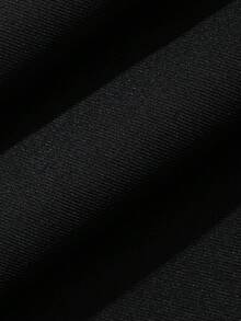 DAZY Men's Black Straight Leg Regular Waist Commuter Dress Pants, Spring/Autumn - Black - View 5