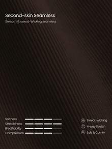 GLOWMODE حمالة صدر رياضية محاربة التمرين فائقة النعومة بدون درزات بتصميم وهمي 2 في 1 مع كتل لونية وأكواب قابلة للإزالة للتدريب والتمرين والجيم واللياقة البدنية والملابس النشطة - بني - مشاهدة 7