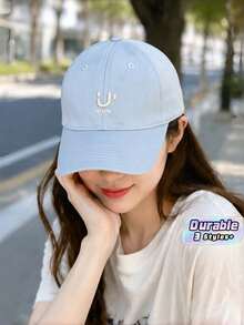 1pc Deep Fit UV Protection Mesh Baseball Cap – Lightweight Cotton Summer Hat For Women Men, Breathable Sports Running Cap, Unisex - multicolor - View 1