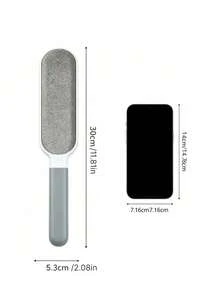 1 pieza, Cepillo reutilizable para eliminar el polvo, removedor de pelo de mascota de doble cara, cepillo manual antiestático para pelusas, adecuado para gatos, ropa, sofás, muebles, ropa de cama, limpieza de alfombras, hecho de polipropileno duradero, sin necesidad de energía - Multicolor - Ver 3