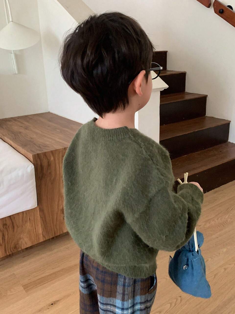 Baby Boys Round Neck Cartoon Long Sleeve Autumn/Winter Sweater Toddler