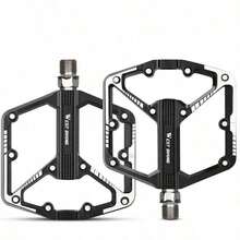 1 Pair WEST BIKING Bicycle Aluminum Alloy Bearings Lubricated Platform Pedals, Mountain Bike Riding Equipment - Multicolor - View 17