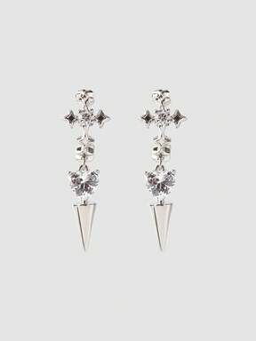 MortiRose Love Star Piercing Stud Earrings Spice Girl Personalized Niche Salt Atmosphere Earrings