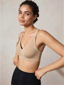 Veilyse 3pcs/Set Wireless Jelly Bra, Comfortable & Soft Women's Fashion Bra For Summer - Multicolor - View 3