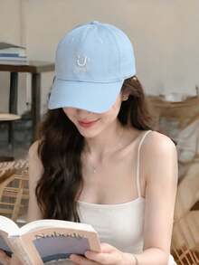 1pc Deep Fit UV Protection Mesh Baseball Cap – Lightweight Cotton Summer Hat For Women Men, Breathable Sports Running Cap, Unisex - multicolor - View 5