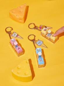 TOM & JERRY X Joivida 可愛卡通鋅合金吊飾，適用於鍵盤、包包、紀念品與收藏品，適合錢包與書包，理想禮物 - 彩色 - 查看 4