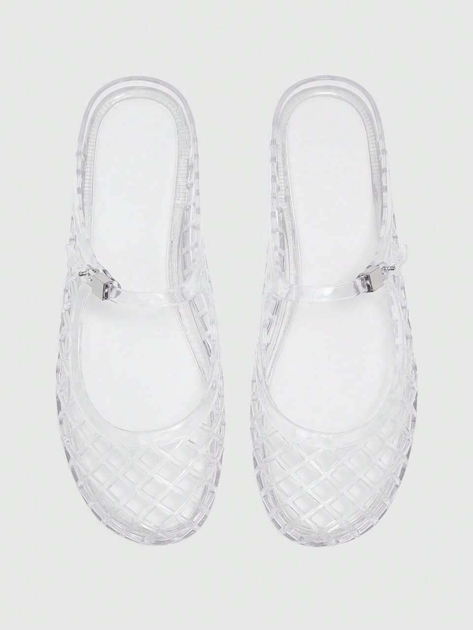 CUCCOO BIZCHIC Women's Square Toe Crystal Flat Sandals, Fashion Beach Resort Flat Shoes Fall Shoes