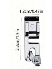 3件組捲邊壓腳套組 3/4/6mm，可縫製整齊完美的窄邊，適用於所有低桿式 Singer、Brother、Babylock、Euro-Pro、Janome、White、Elna 縫紉機，DIY創意聖誕 - 銀色 - 查看 8