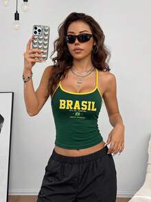 Coolane Women's Casual Sexy Camisole Sleeveless Bodycon Top Suitable For Going Out - Multicolor - View 5