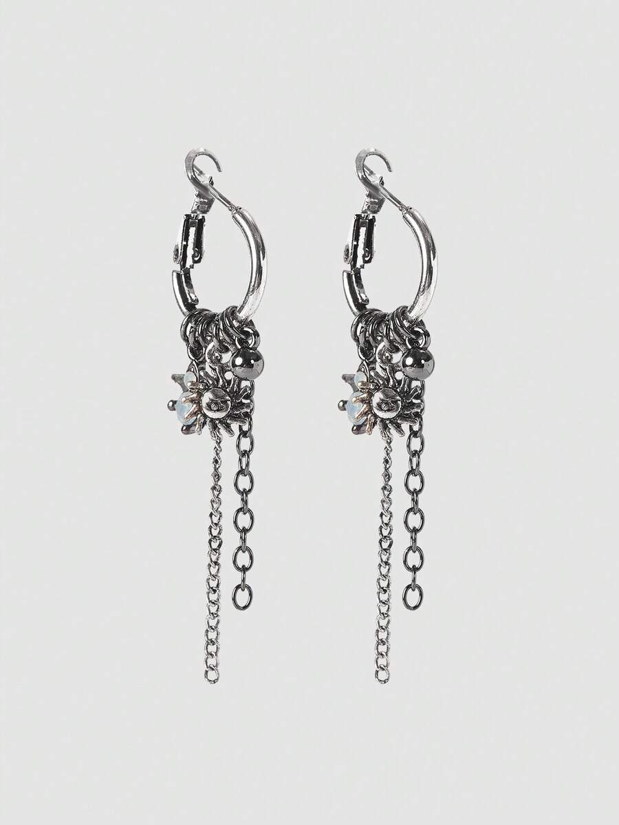 MortiRose Sepasang Anting-Anting Bohemian Bergaya Retro Gothic yang Keren - anting anting antik - View 1