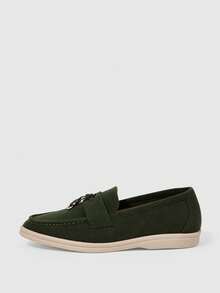 Sleekvia Women's Casual Comfortable Flat Loafers, Versatile For Daily Wear For Christmas - Green - View 7