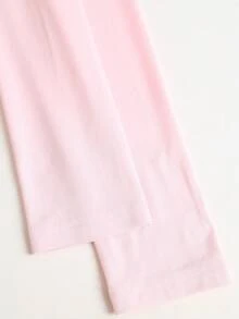 Sweetra 女款秋冬粉色甜美修身外套，貝殼鈕扣裝飾，通勤V領長袖夾克 - 彩色 - 查看 5