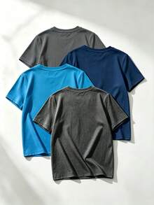EMERY ROSE 4 piezas de camisetas de talla grande - Multicolor - Ver 2
