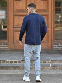 Devon Thys Men's Casual Slim Fit Pocket Jeans Streetwear Jeans - Light Wash - View 4