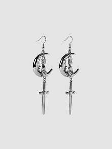 MortiRose Women's Earrings - Antique Silver - View 3