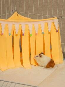 New Product Hamster Escape Shelter Rabbit Dutch Pig Guinea Pig Triangular Tassel Shelter. - multicolor - View 7