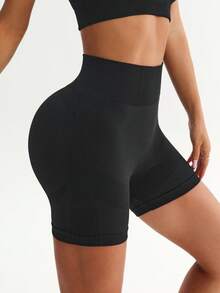 Dewbera Dewbera Women's Solid Color Pleated Casual Athleisure Dallas Cowboy Cheerleader Modest Versatile Daily Gym Travel Sports Shorts Black Summer - Black - View 3