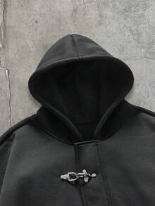 AXEPEAK Men's Fashion Hoodie & Sweatpants Set - Black - View 6