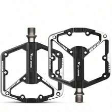 1 Pair WEST BIKING Bicycle Aluminum Alloy Bearings Lubricated Platform Pedals, Mountain Bike Riding Equipment - Multicolor - View 19