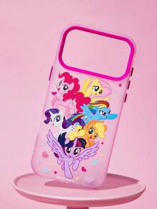 My Little Pony X SHEIN 卡通圖案粉色糖果色手機殼，防摔保護 11-17 手機殼 - 彩色 - 查看 2