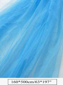 1件 160 * 500cm 柔軟六角形網布，多色婚禮派對裝飾布料，蓬蓬裙DIY服裝布料 - 彩色 - 查看 13