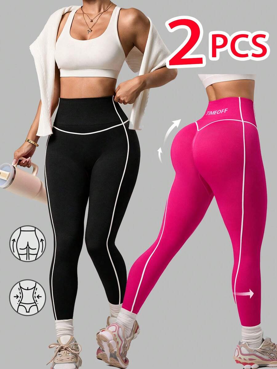 Velisys Velisys Legging Olahraga Tanpa Jahitan Pinggang Tinggi Wanita - MultiWarna - View 1