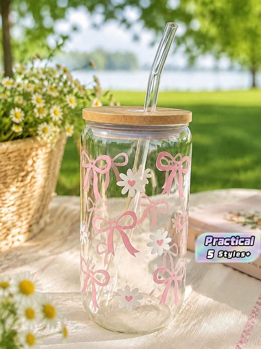 16oz Large Capacity Creative High Temperature Resistant Straw Cup With ...