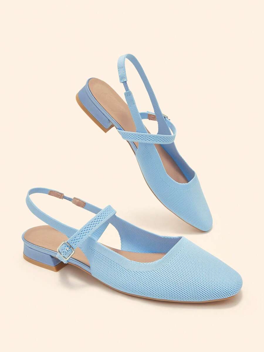 CUCCOO BASICS Ladies Mary Jane Flats Daily Fashion Comfortable Versatile Casual Flats, Suitable For Walking Travel And Vacation - Sky blue - View 1