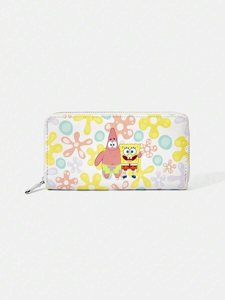SpongeBob SquarePants | SHEIN Full Of White Background Pie Stars - White background - View 1