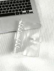 A6 Transparent Loose-Leaf Cover Sticker Book, Stickers, 3D Sticker Storage Box, 6-Hole PVC Notebook Set, DIY Diary - Multicolor - View 7