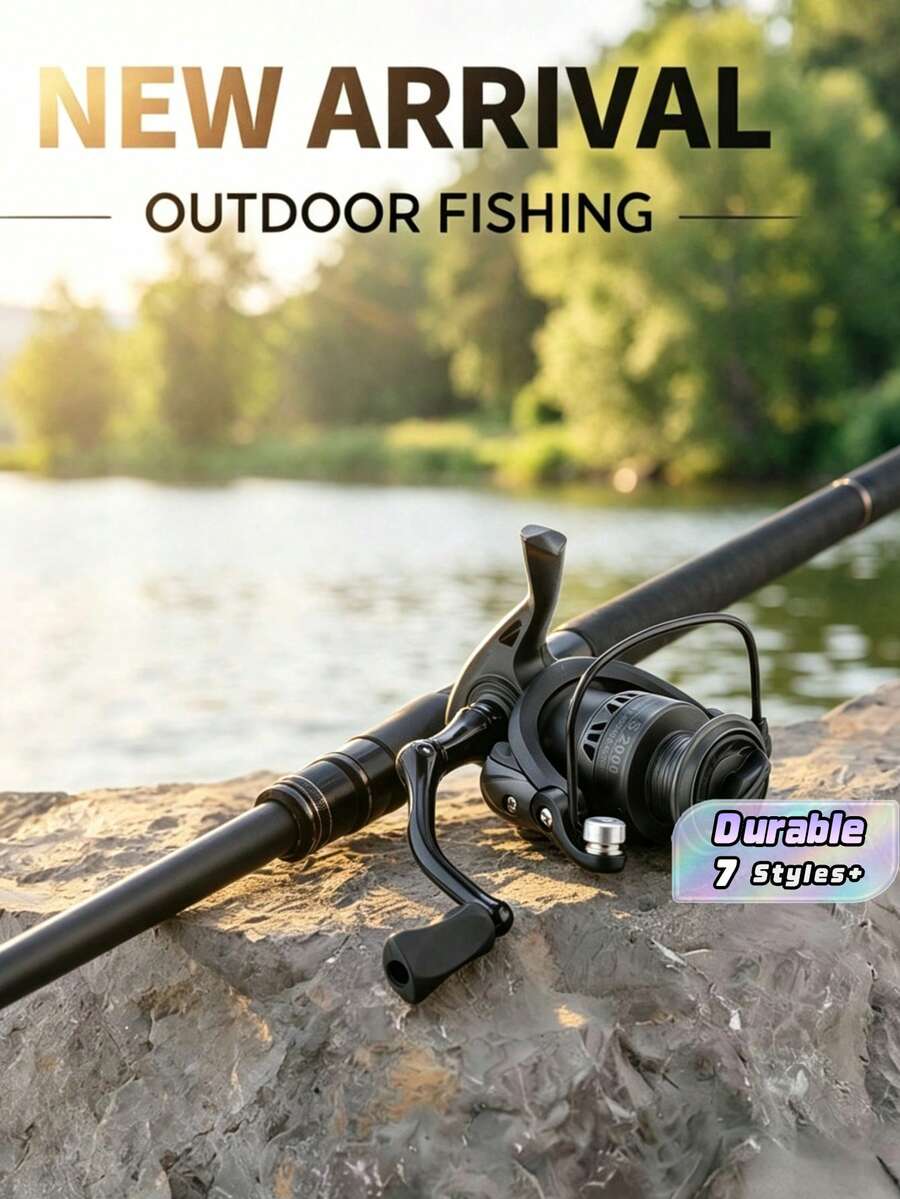 Fishing Boat, Spinning Reel, High-Strength Smooth Pulley, Lure Fishing Rod, Long-Distance Casting Reel, Fishing Rod Reel, Fishing Line Reel, Micro Reel. - spinning wheel - View 1