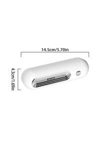1pc Rechargeable Fridge Deodorizer, Portable Ozone Purifier Refrigerator Odor Eliminator, Food Freshness Preserver For Fridge Closet Cabinet, 1200mAh - Multicolor - View 5