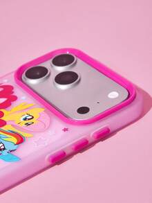 My Little Pony X SHEIN 卡通圖案粉色糖果色手機殼，防摔保護 11-17 手機殼 - 彩色 - 查看 3