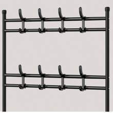 Multi-Level Entrance Shoe Rack With Hooks, Standalone Foyer Storage Rack. - Multicolor - View 10