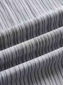 NYA SZN 條紋露背掛脖上衣與燈籠褲套裝 - 藍色 - 查看 11