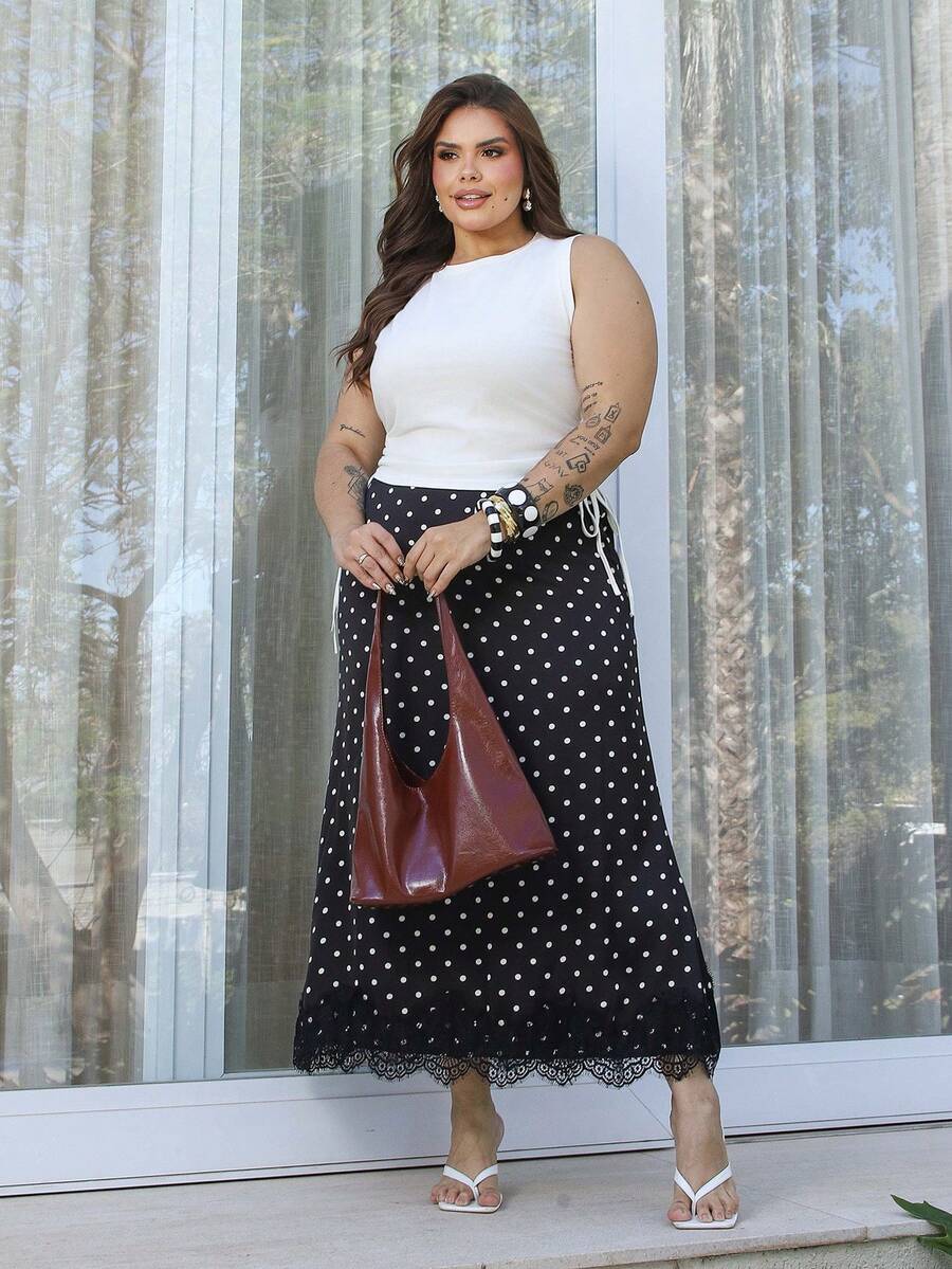 Bibi Tomais 白色針織休閒女士背心，適用於夏季