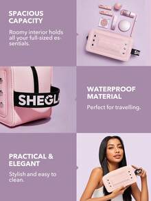 SHEGLAM Glow & Go 化妝包 品牌美妝化妝品 適合女士與女孩 - 粉色 - 查看 4