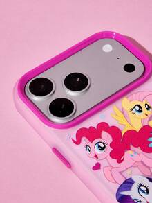 My Little Pony X SHEIN 卡通圖案粉色糖果色手機殼，防摔保護 11-17 手機殼 - 彩色 - 查看 4