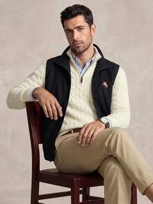 Lornavo Men's Casual Versatile Commuter Vest - Black - View 4